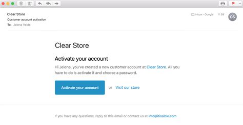 Activate Account .